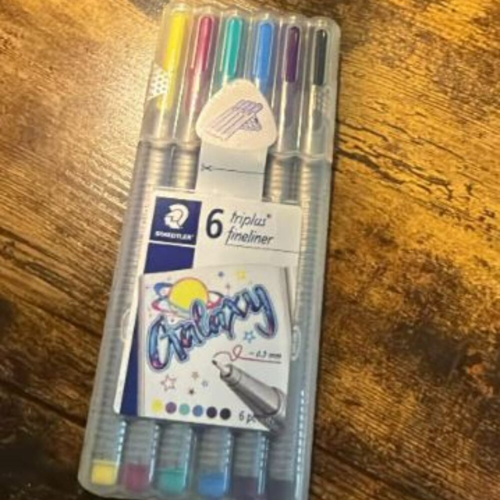 My Steadtler Fine-liner Gel Ink Pen Set (Deluxe Edition) 0.3mm Galaxy NEW